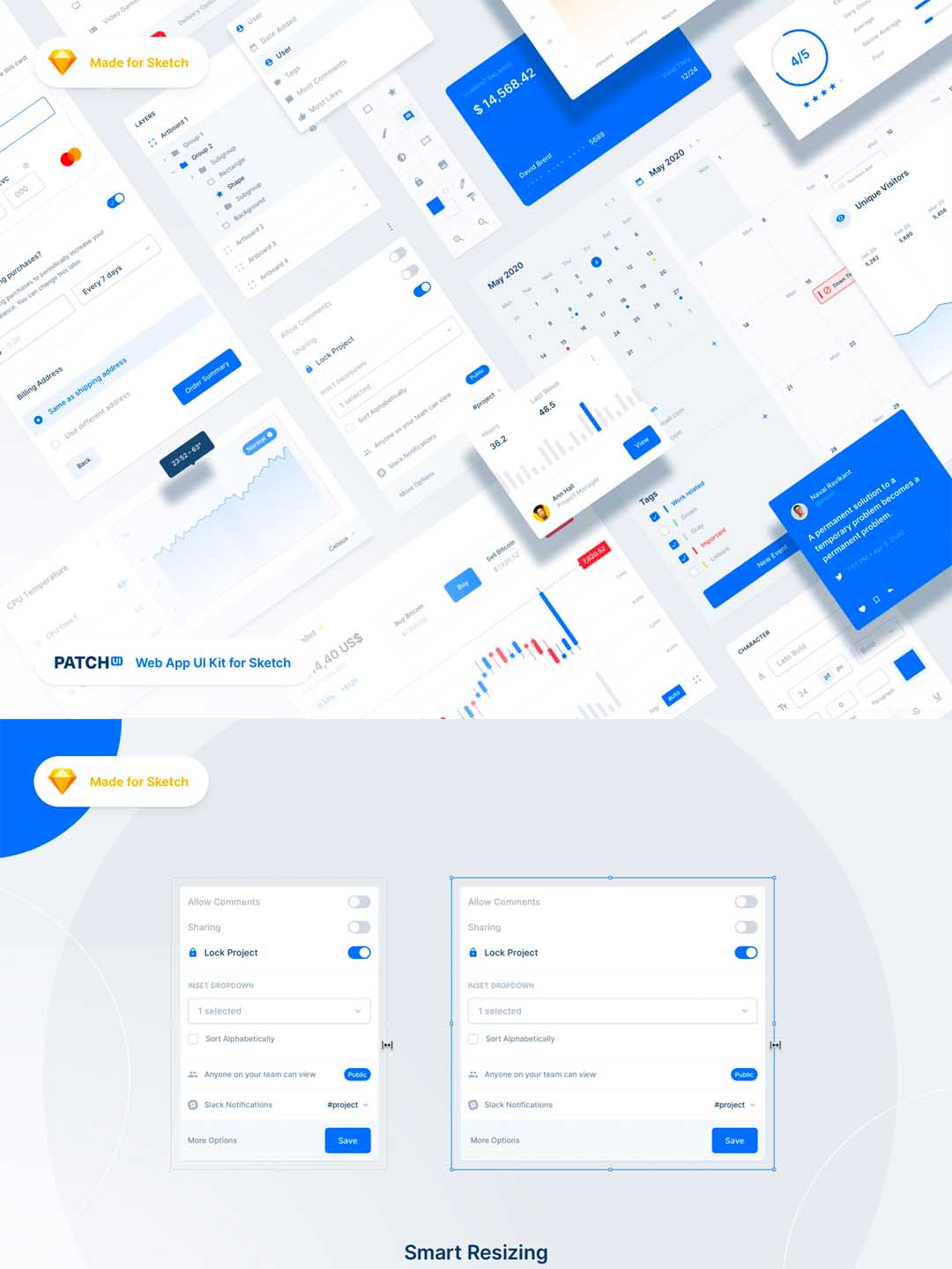 超全B端页面UI组件sketch套件下载,B端产品网页设计UI kit sketch源文件