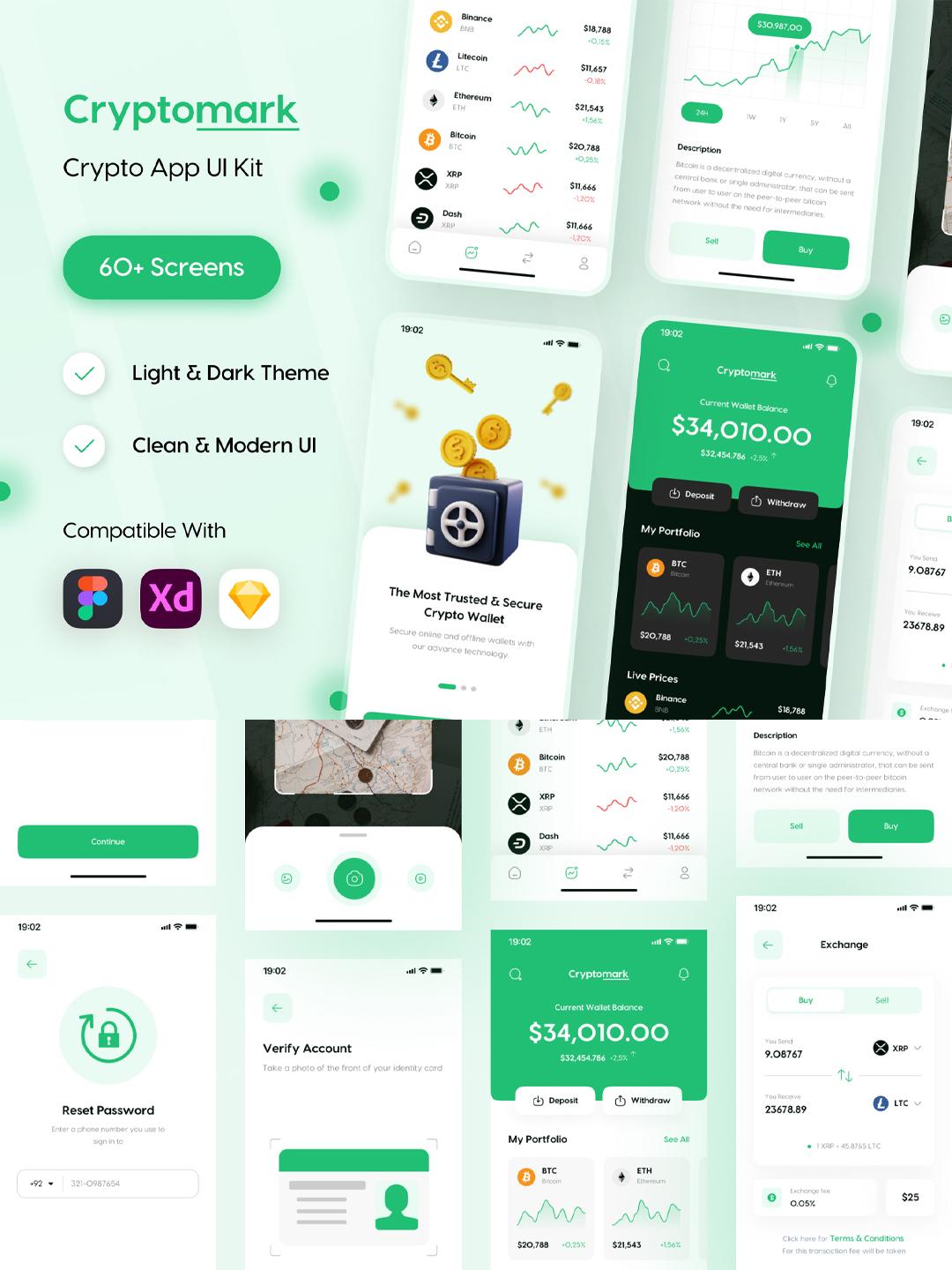 科技感灯具app素材sketch，xd，figma格式