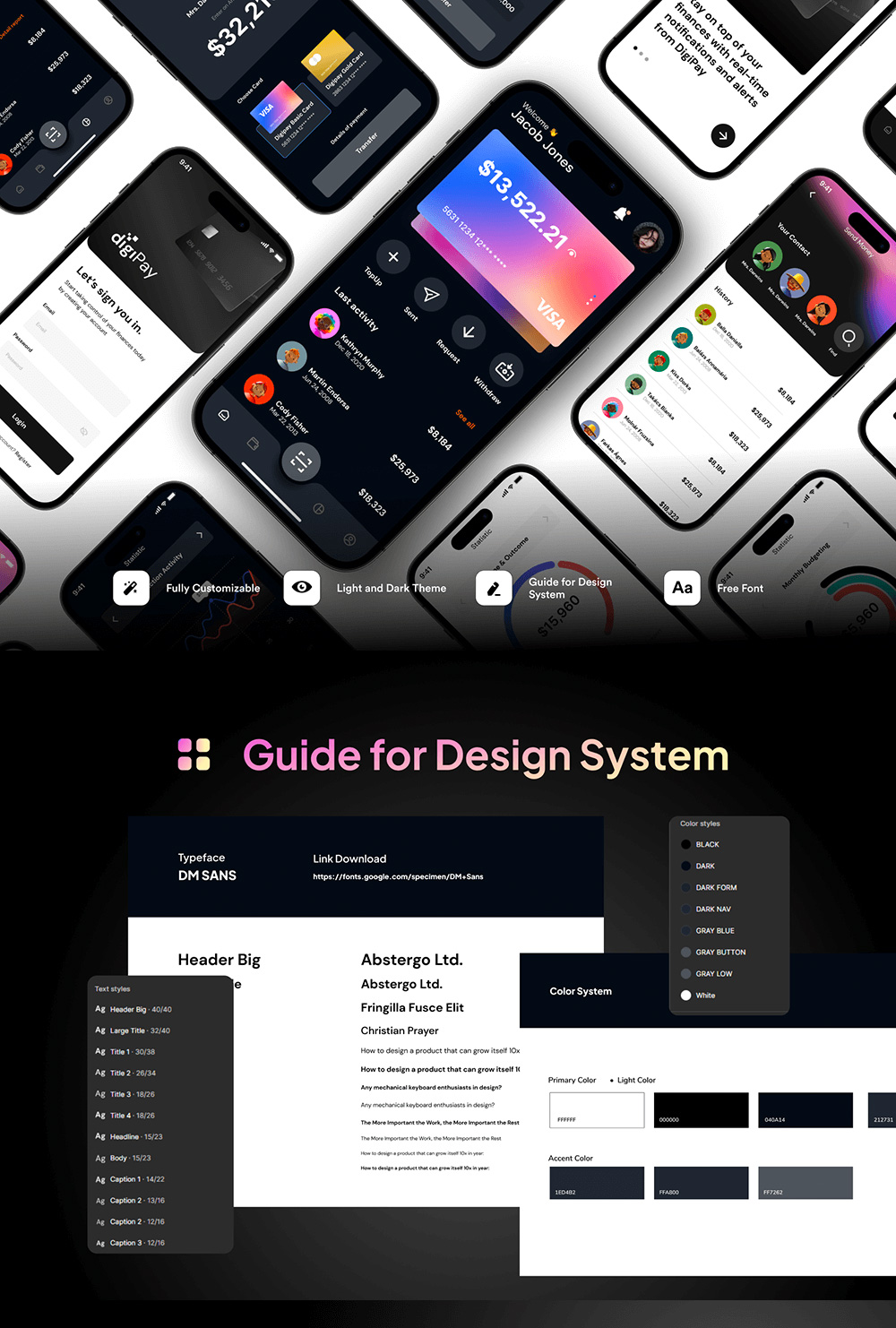 优质UI套件金融科技App figma源文件