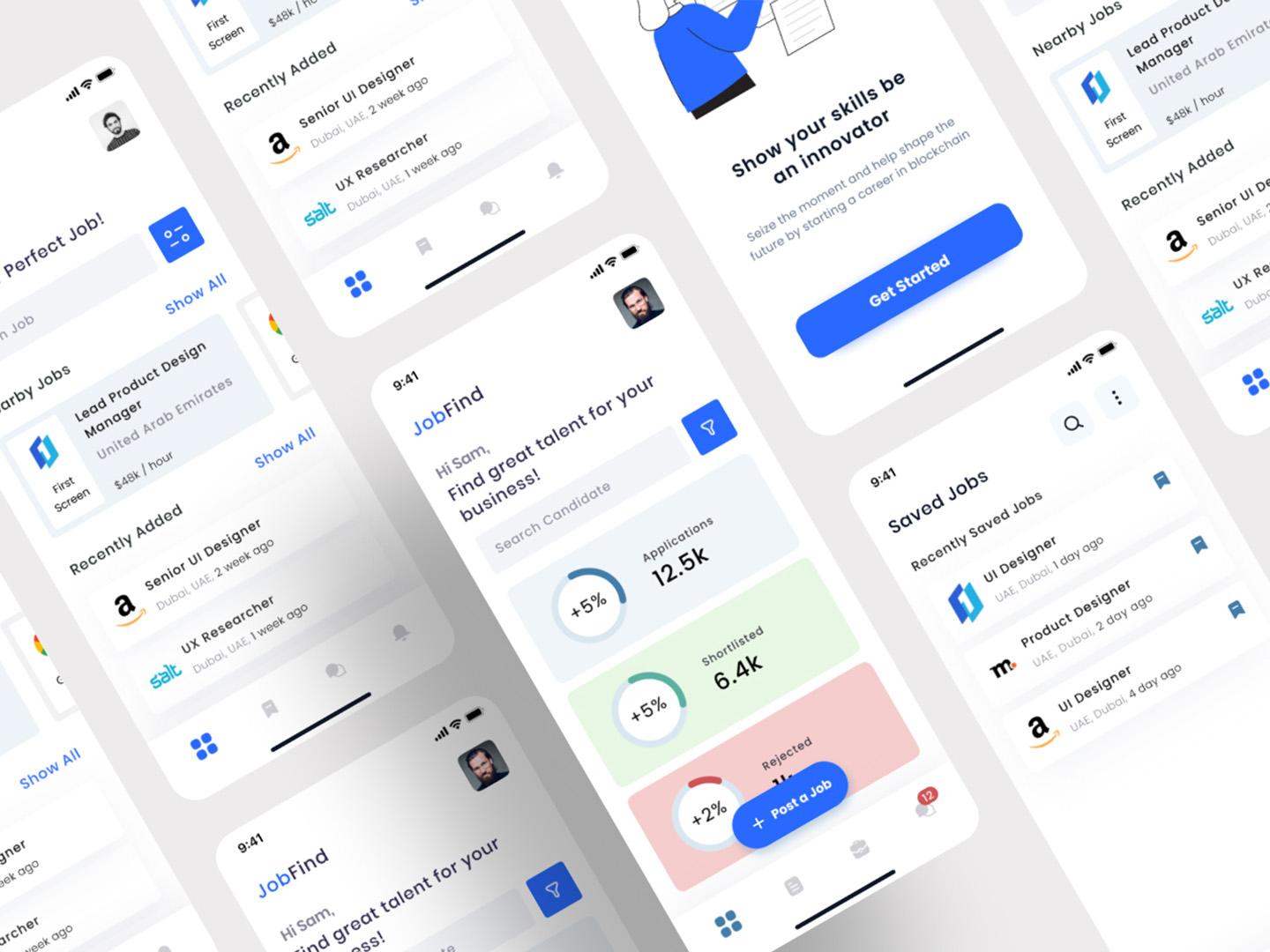 「超全」90页时尚电子商务app应用程序 UI 套件figma源文件