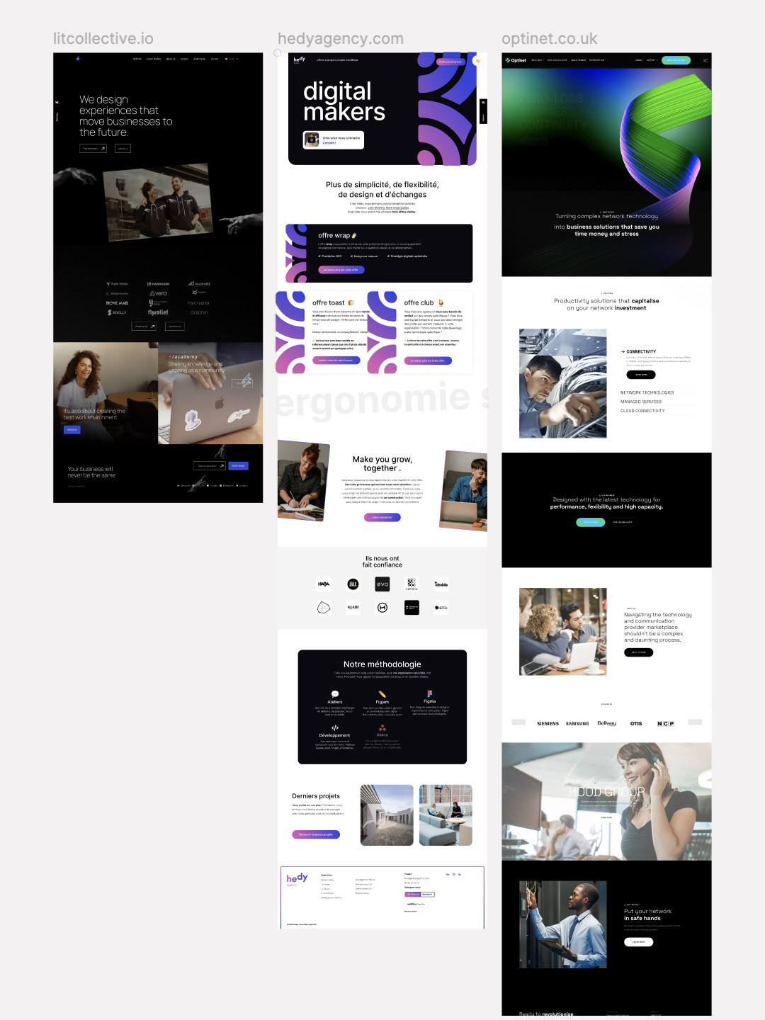 16个数字创意网站设计figma源文件